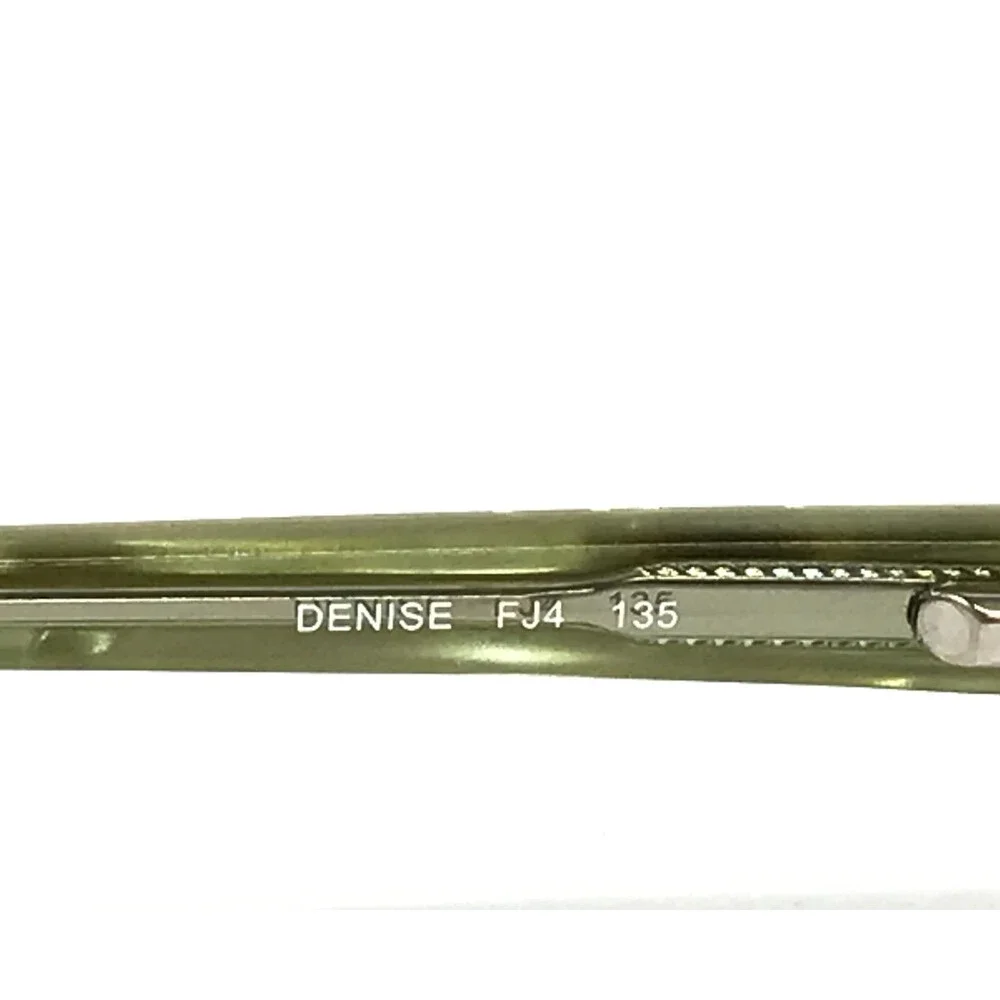 Adensco Eyeglasses Frames DENISE FJ4 Pale Gold Brown Tortoise Green 52-17-135